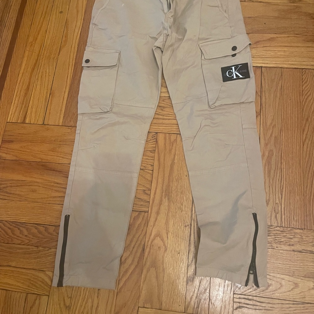 Calvin Klein Beige Cargo Pants